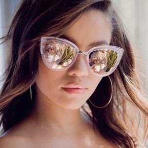 Quay Australia My girl pink mirrored sunglasses